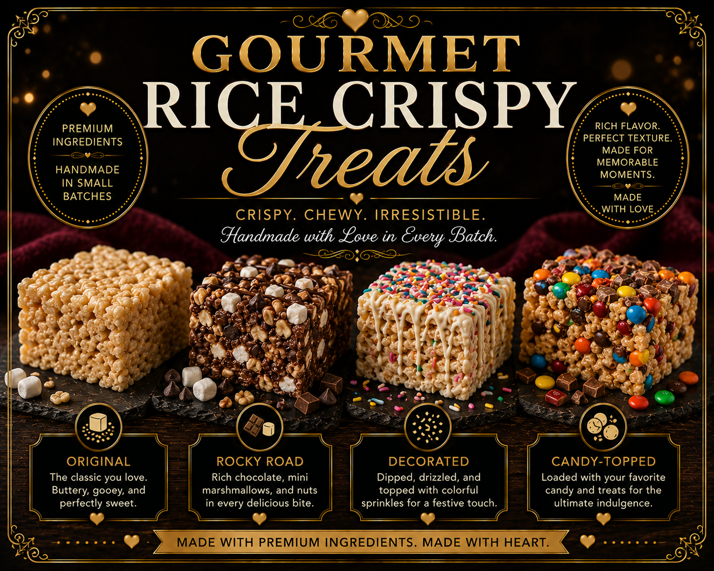 Gourmet Rice Crispy Treats from Snack Happy